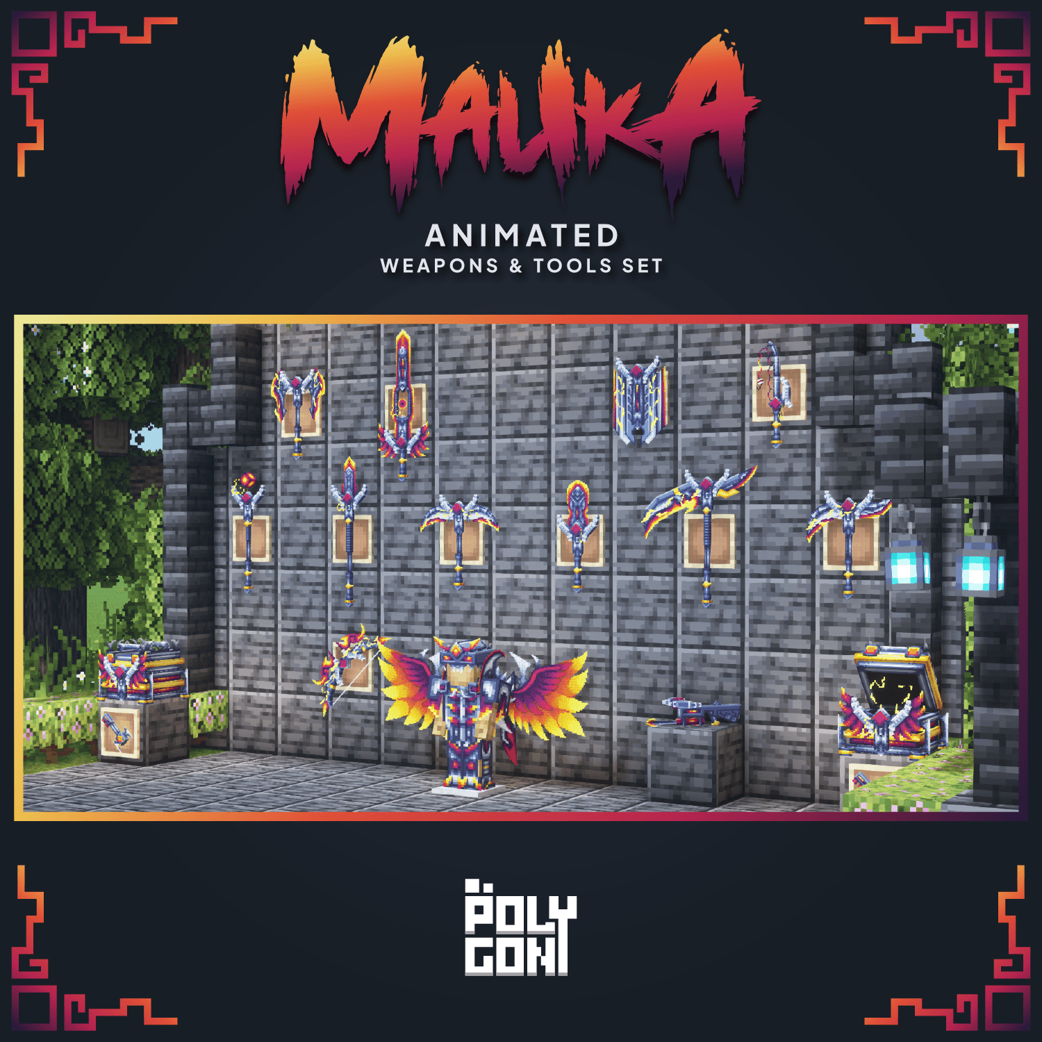 Malika Animated Weapons & Tools Set 6