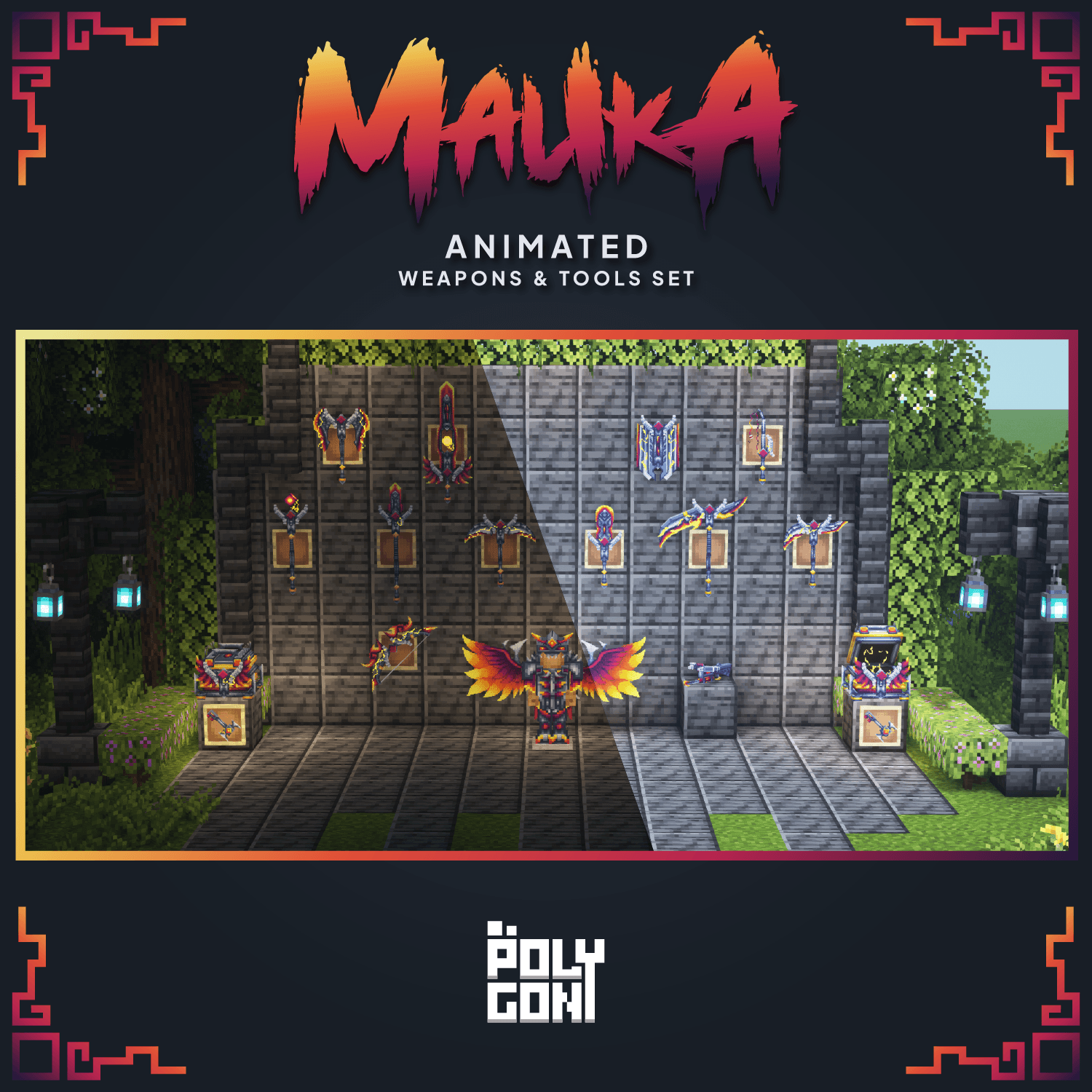 Malika Animated Weapons & Tools Set 2