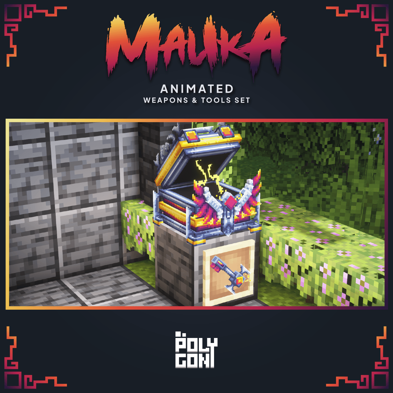 Malika Animated Weapons & Tools Set 0