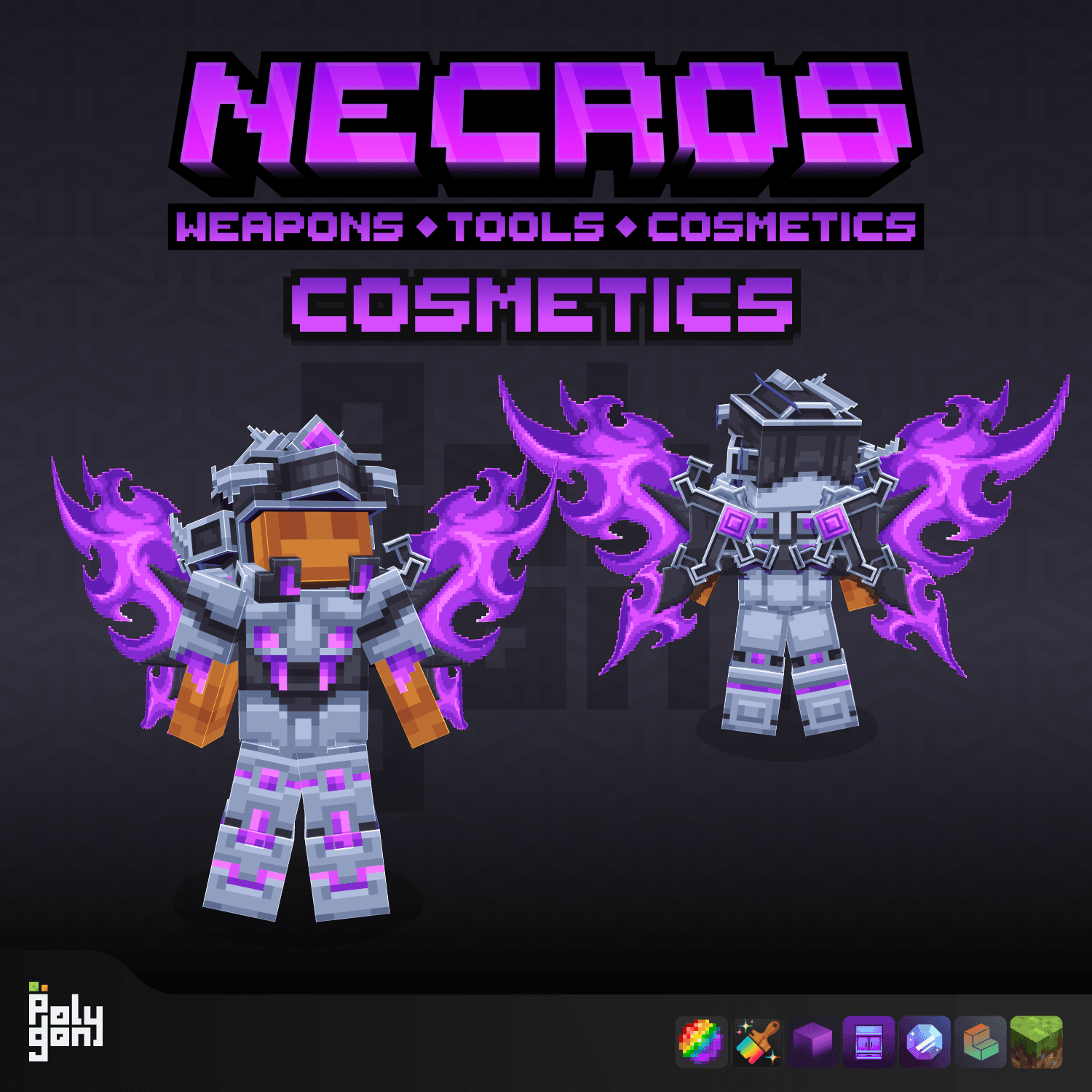 Necros Animated Weapons, Tools and Cosmetics Set (64x) 0