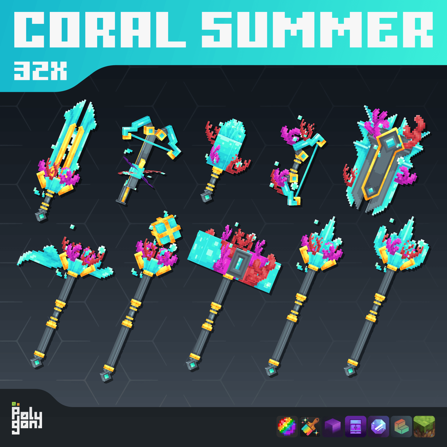 Coral Summer Collection (32x) 2