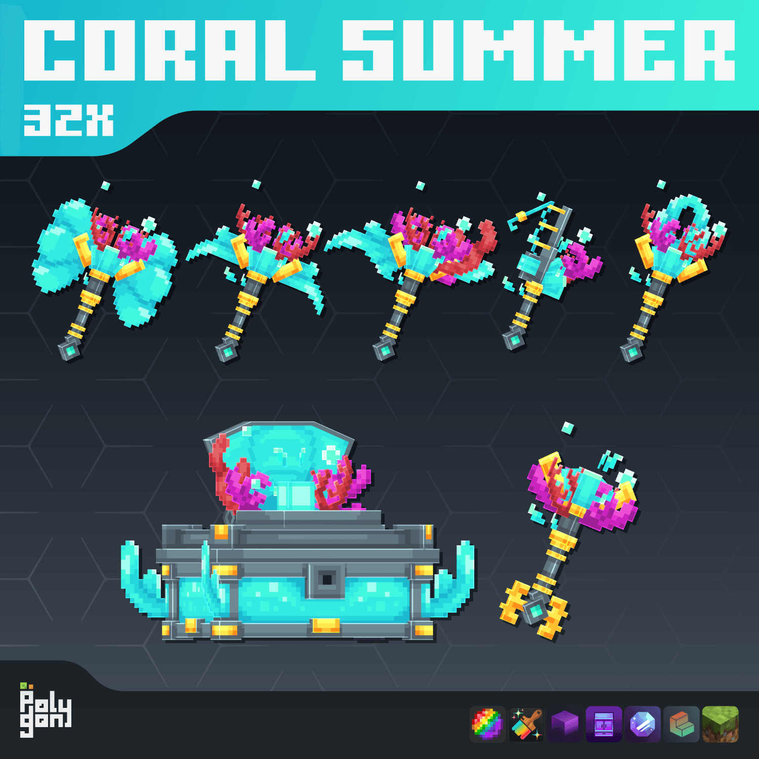 Coral Summer Collection (32x) 0