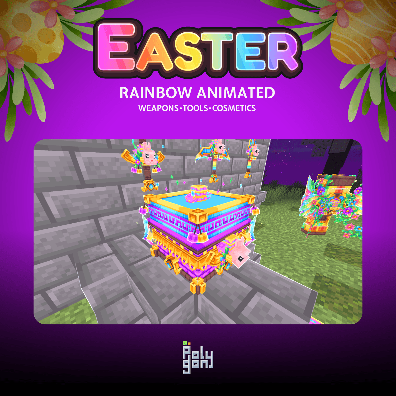Easter Animated Weapons and Tools Set (64x) 0