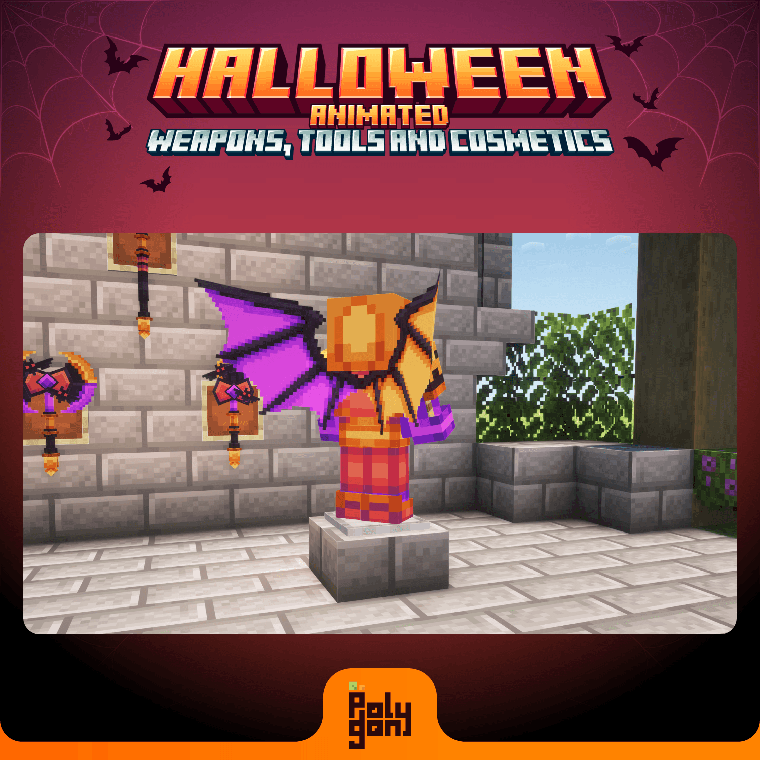Halloween Animated Weapons and Tools Set (32x) 4