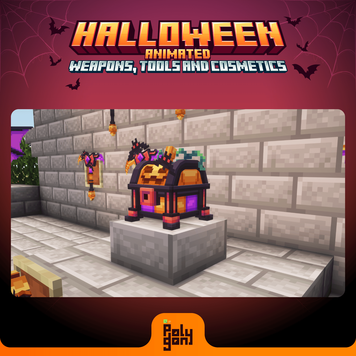 Halloween Animated Weapons and Tools Set (32x) 0