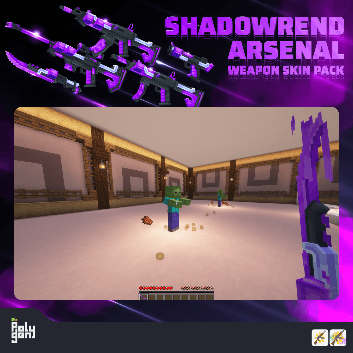 Shadowrend Arsenal - Weapon Skin Pack (64x) 0