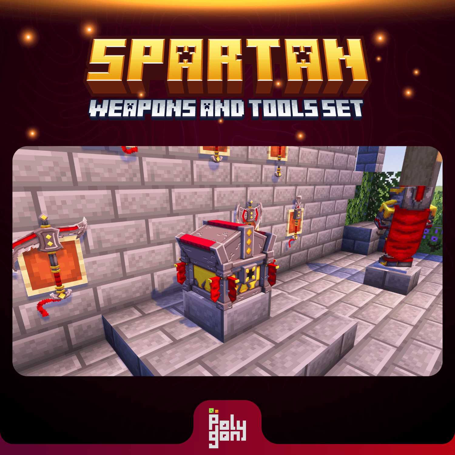 Spartan Animated Weapons and Tools Set (64x) 4