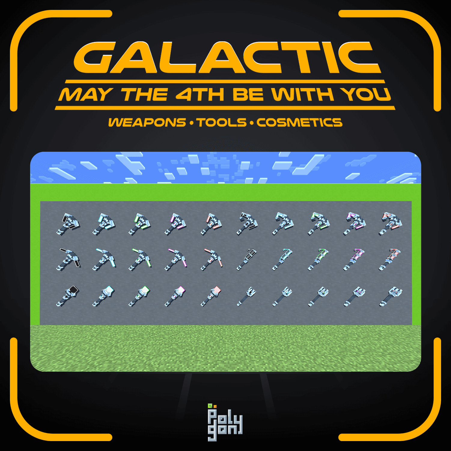 Galactic Weapons and Tools Set (64x) 3