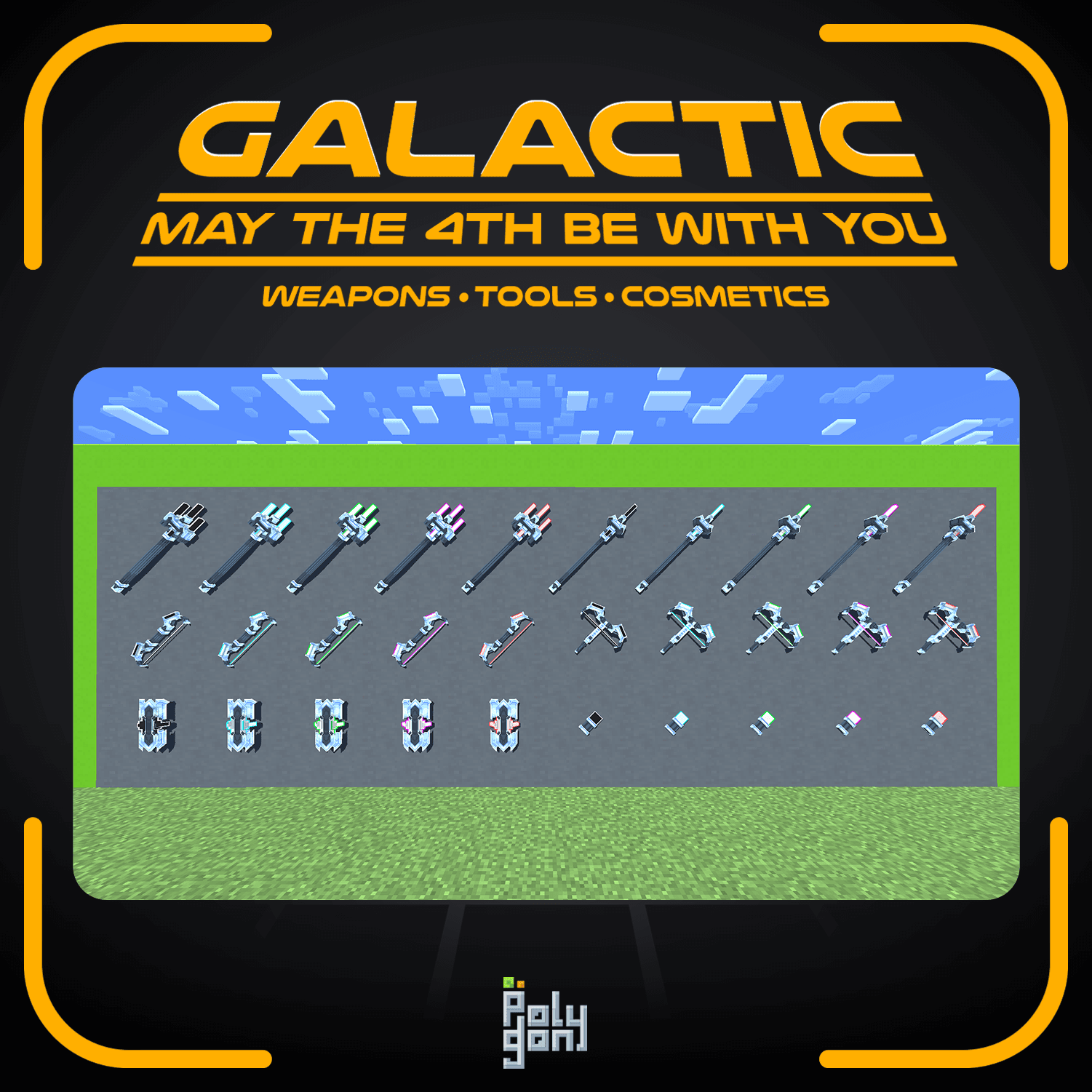 Galactic Weapons and Tools Set (64x) 4