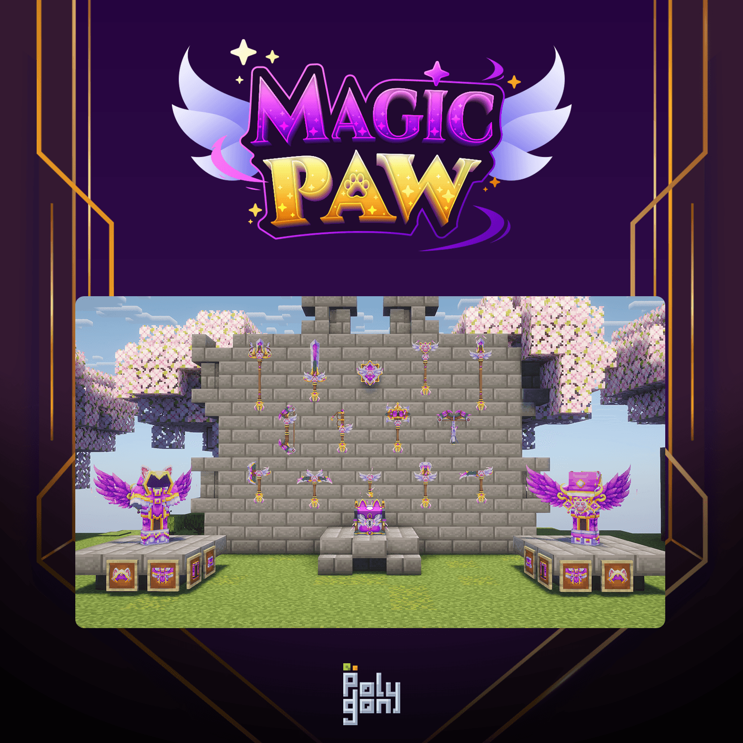 Magic Paw Animated Weapons and Tools Set (64x) 2