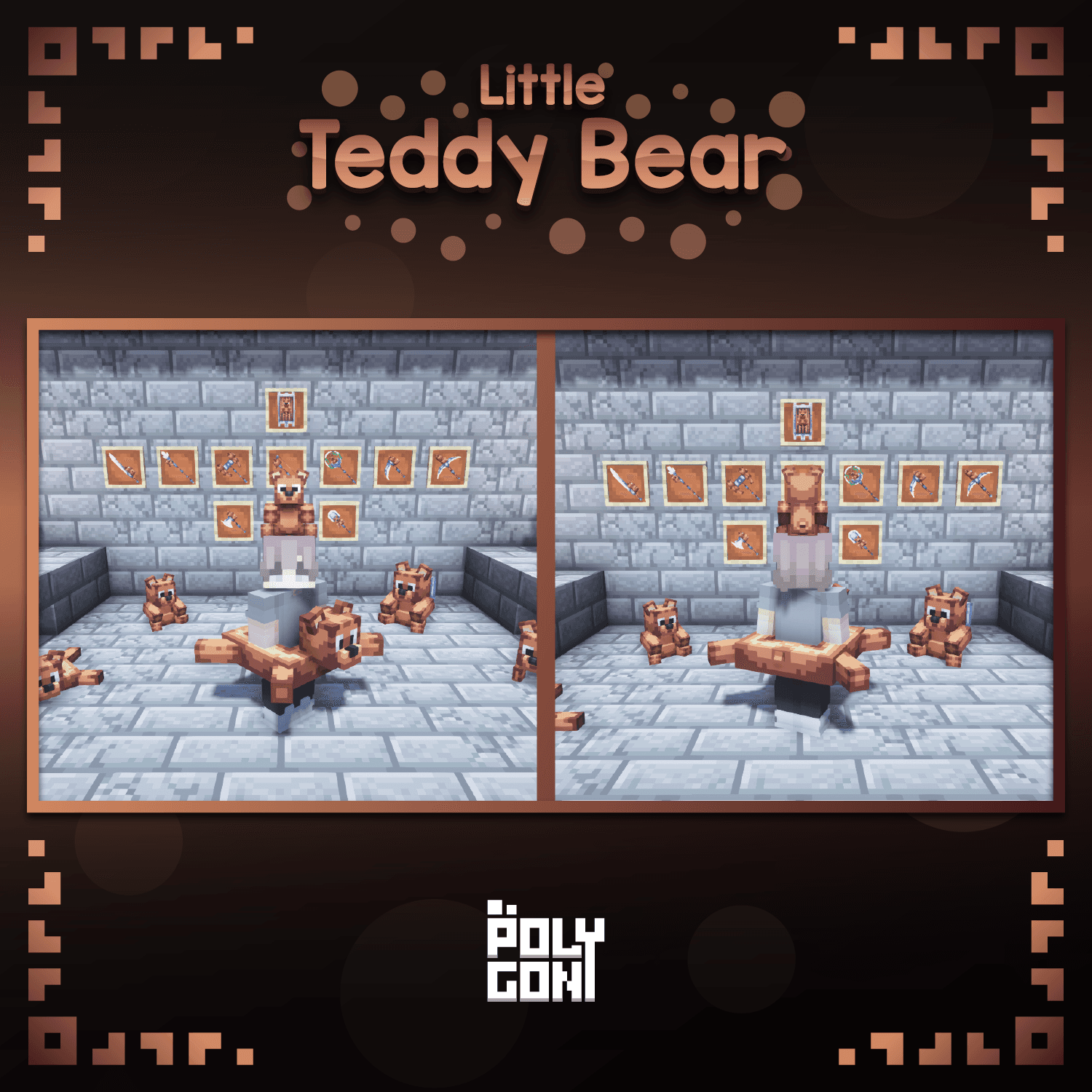 Little Teddy Bear Weapons, Tools & Cosmetics Set 3