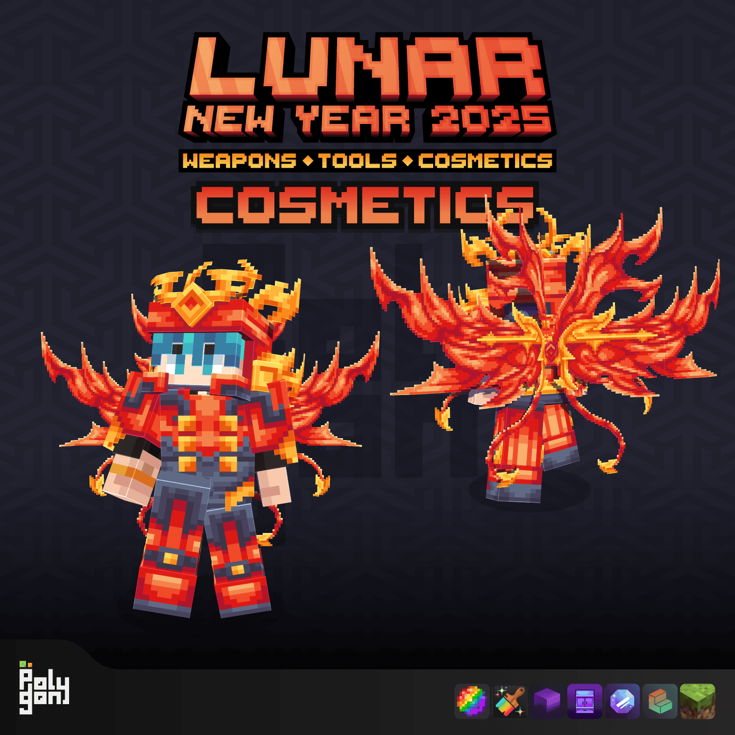 Lunar New Year 2025 Animated Weapons and Tools Set (64x) 0