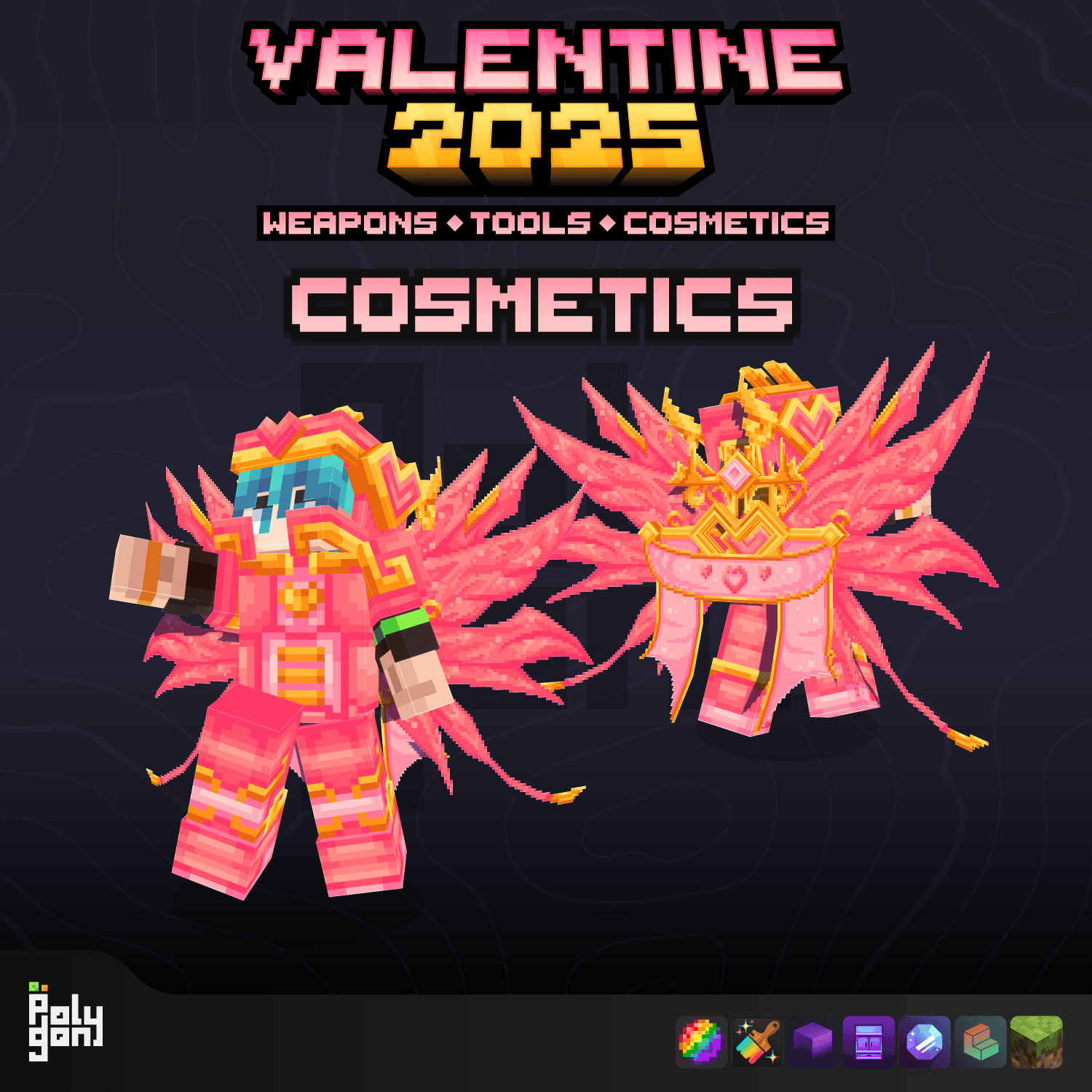 Valentine 2025 Animated Weapons and Tools Set (64x) 0