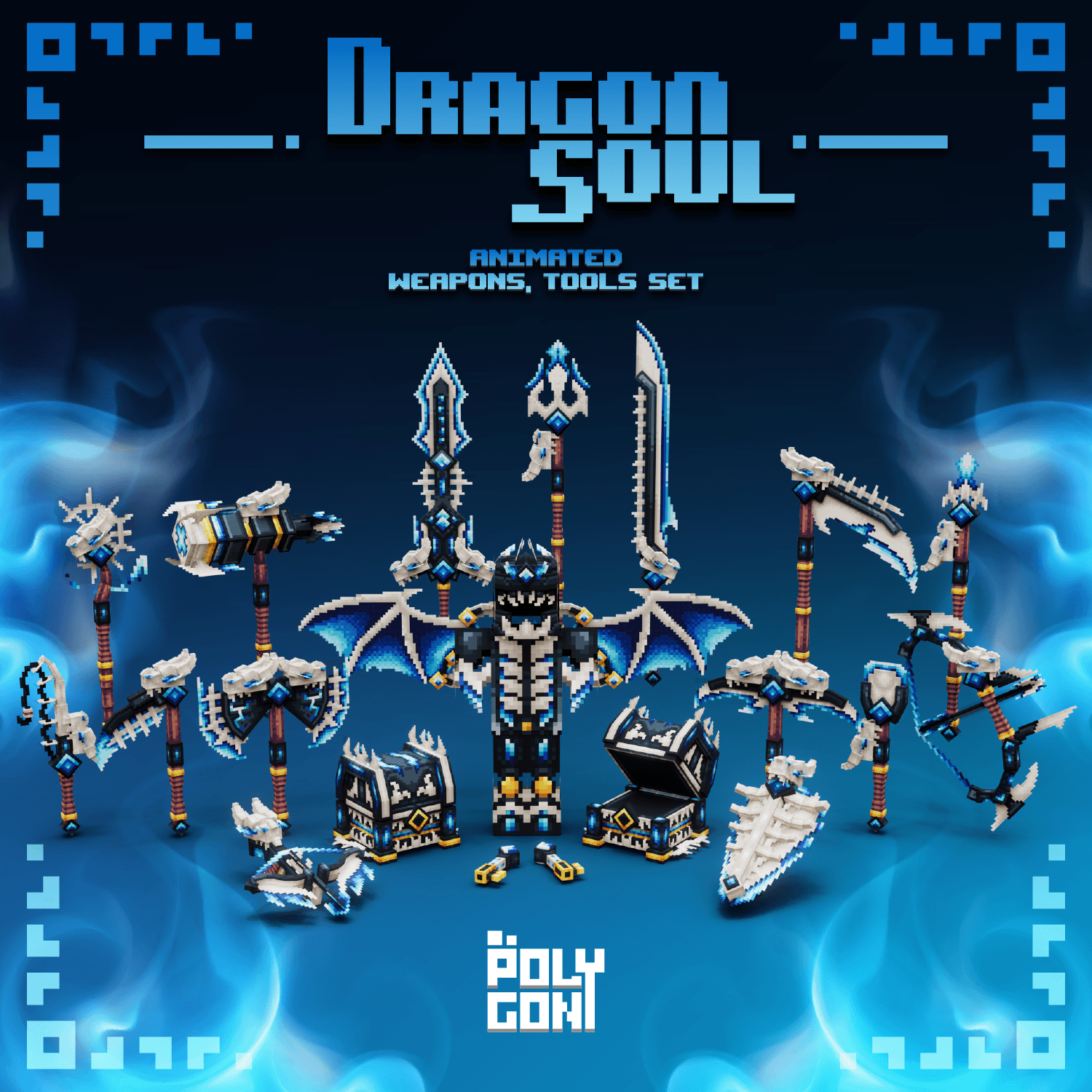 DragonSoul Animated Weapons & Tools Set 1