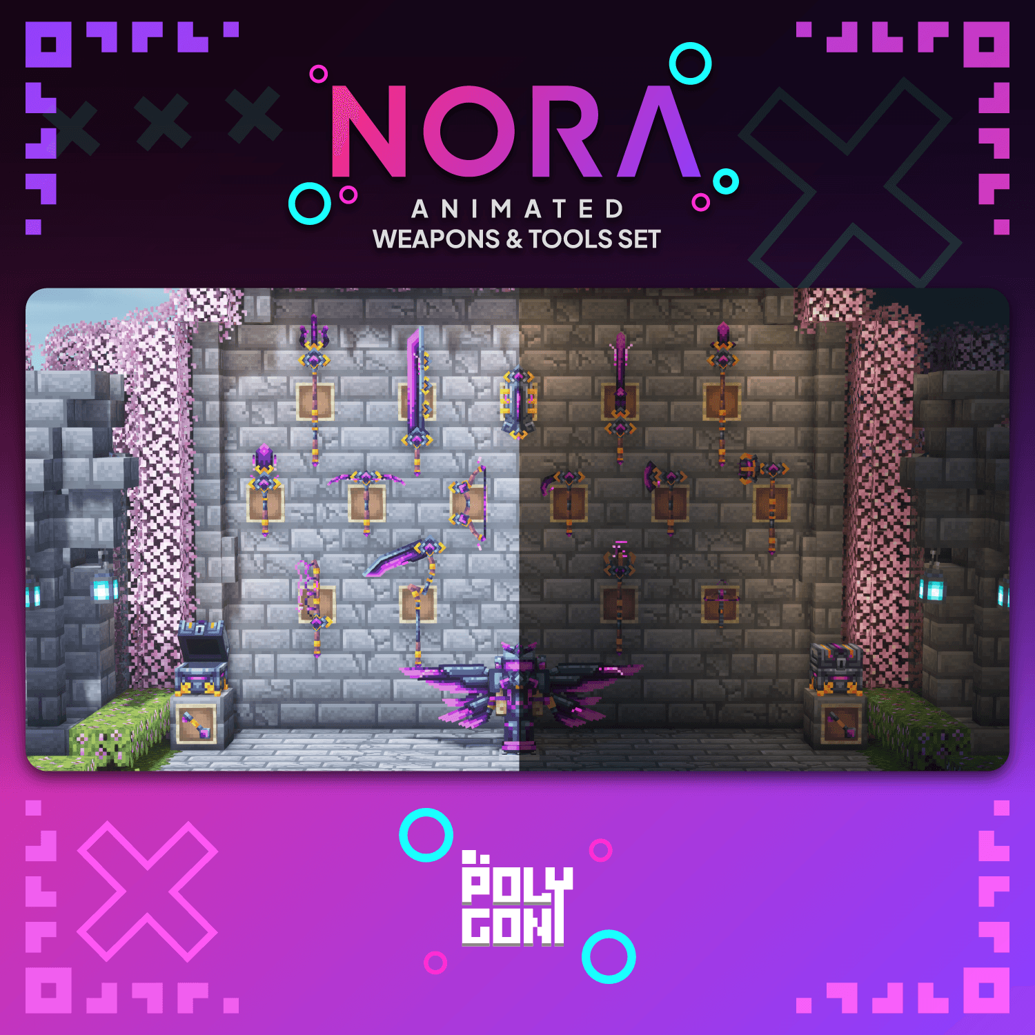 Nora Animated Weapons & Tools Set 0