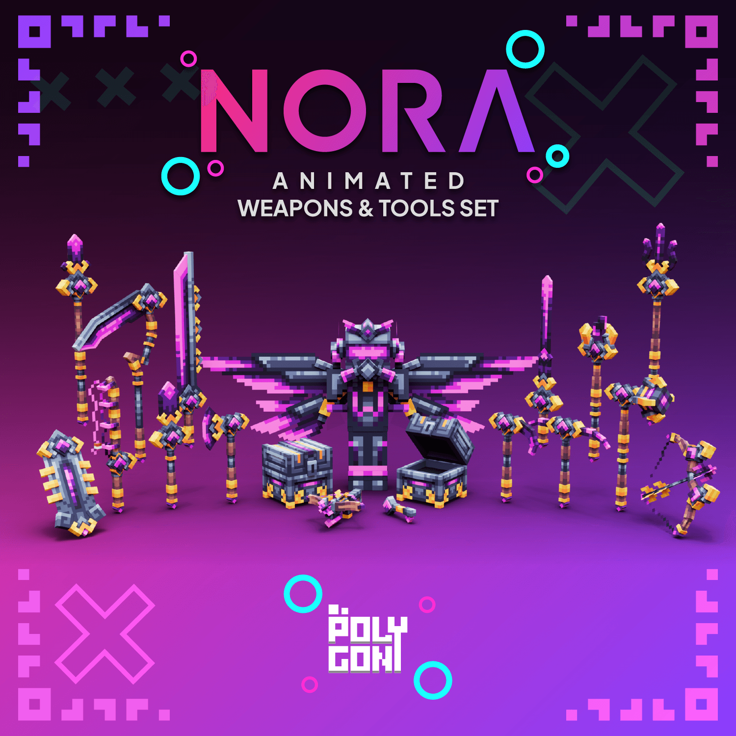 Nora Animated Weapons & Tools Set 1