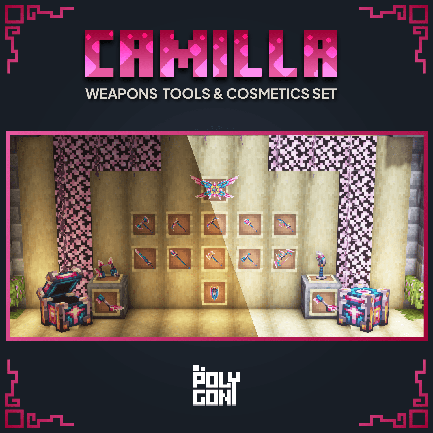 Camilla Weapons, Tools & Cosmetics Set 2