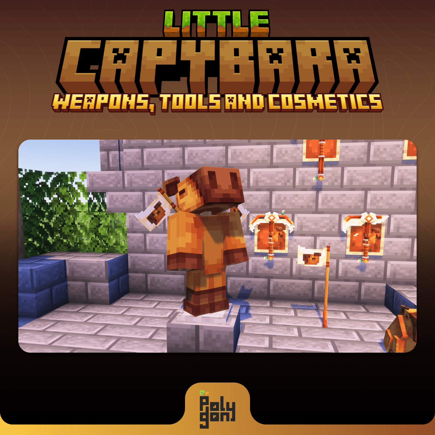 Little Capybara Animated Weapons and Tools Set (32x) 4