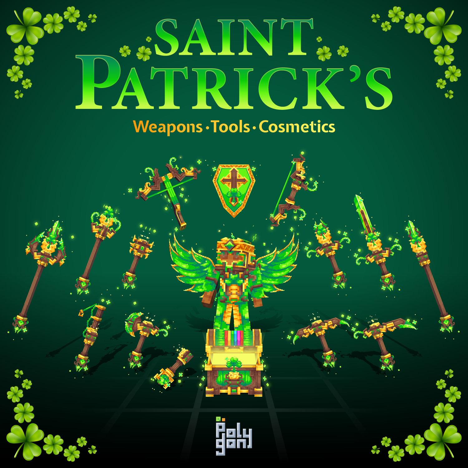 Saint Patrick's Animated Weapons and Tools Set (64x)