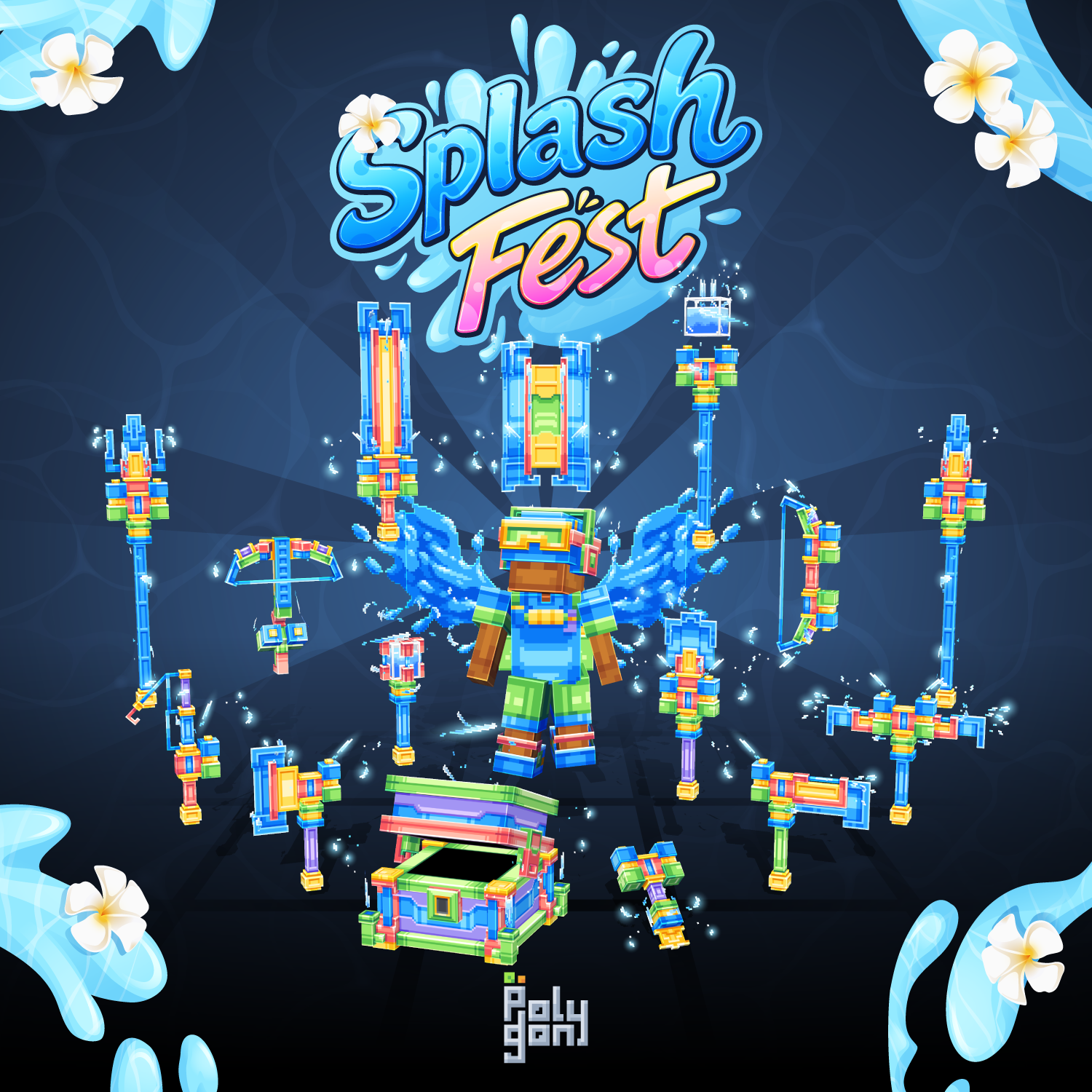 Splash Fest Animated Weapons and Tools Set (64x)