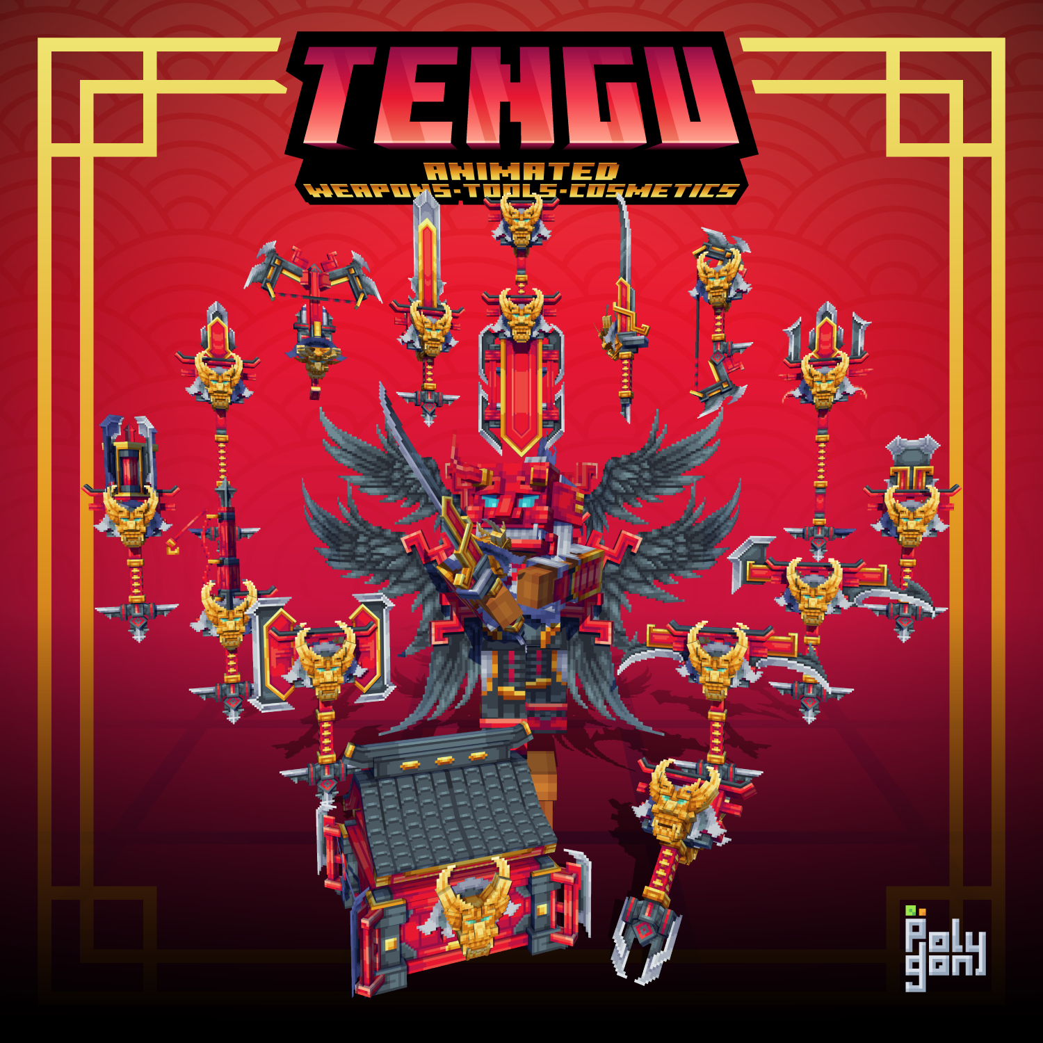Tengu Animated Weapons and Tools Set (64x)